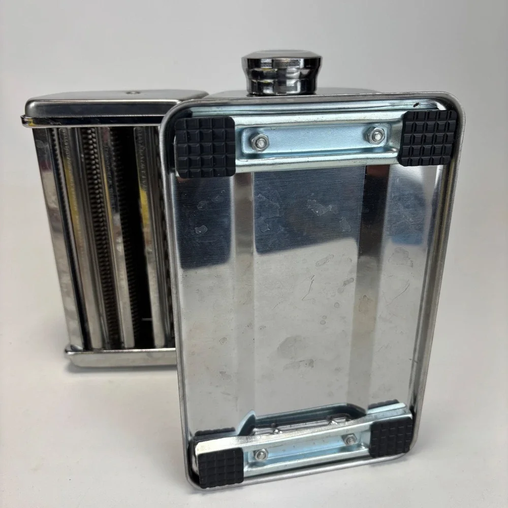 Unbranded Pasta Machine Maker Silver Stainless Steel Manual Roller
